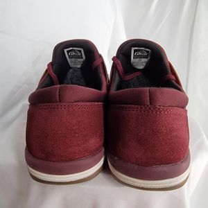 Lakai Fremont Skateboard Shoes XLK Lux-Lite Size 9.5 Maroon Burgundy